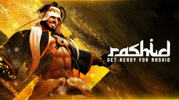 Rashid splash art for SF6